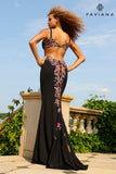 Faviana Prom Dress 00 / BLACK/SUNBURST Faviana 11027 Dress