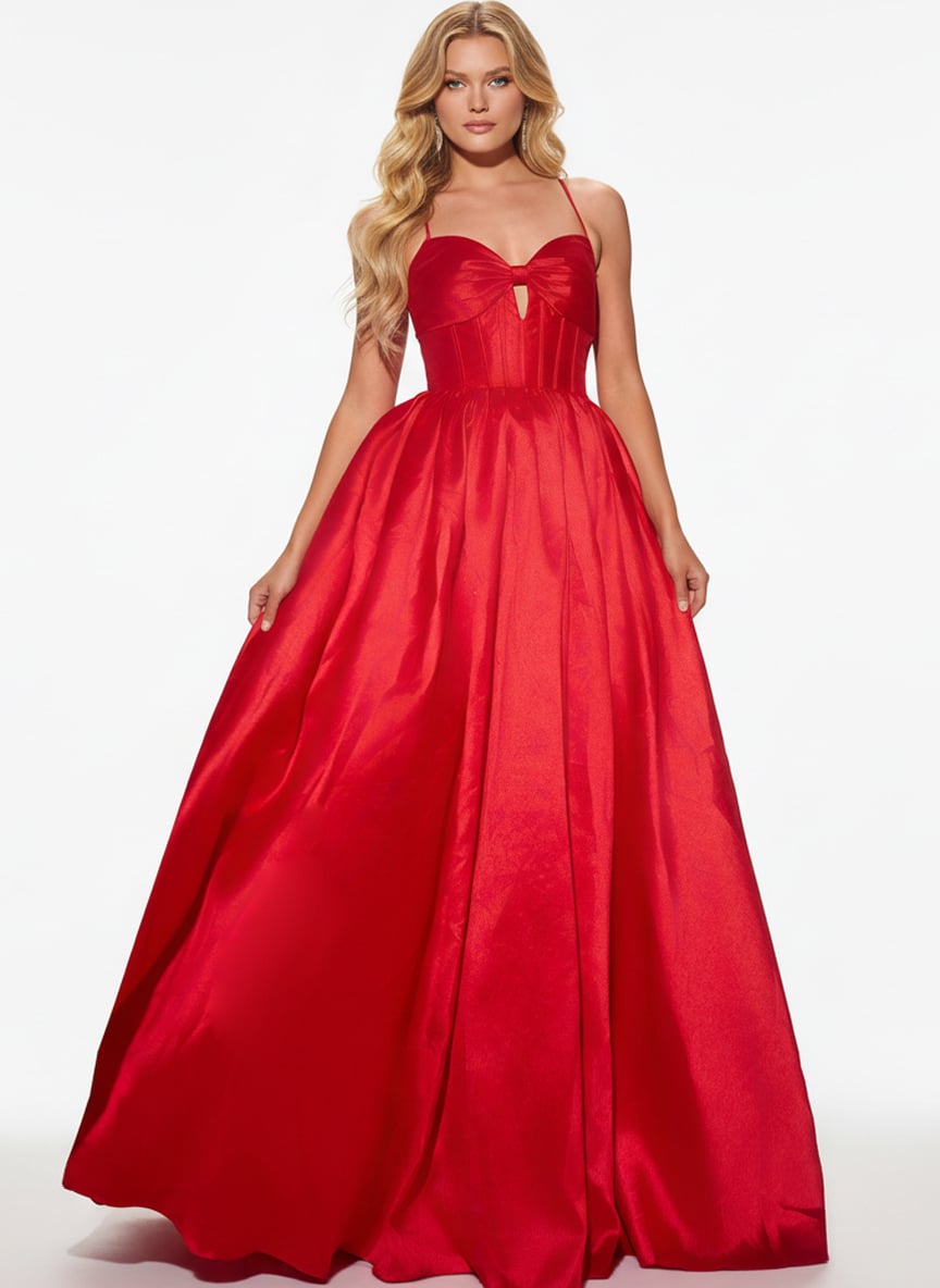 Jovani 43199 Sweetheart Ball Gown with Corset Back