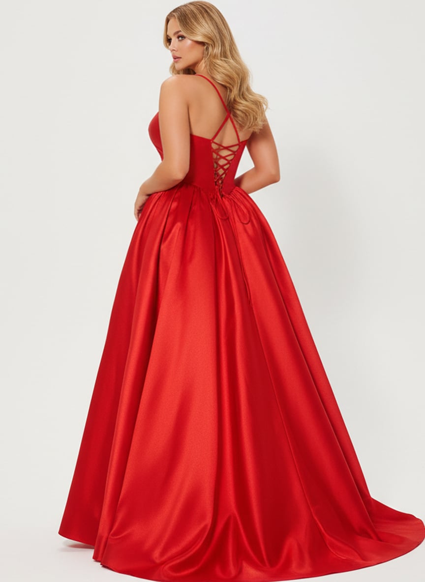 Jovani 43199 Sweetheart Ball Gown with Corset Back