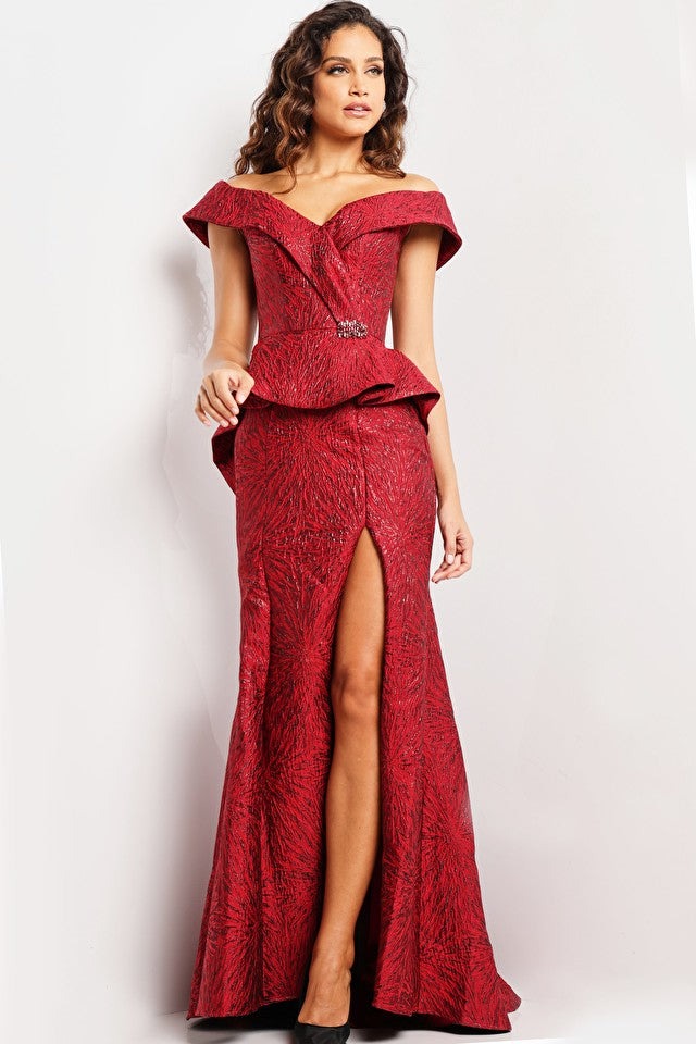 Jovani Evening Dress Jovani 03944 Off the Shoulder dress