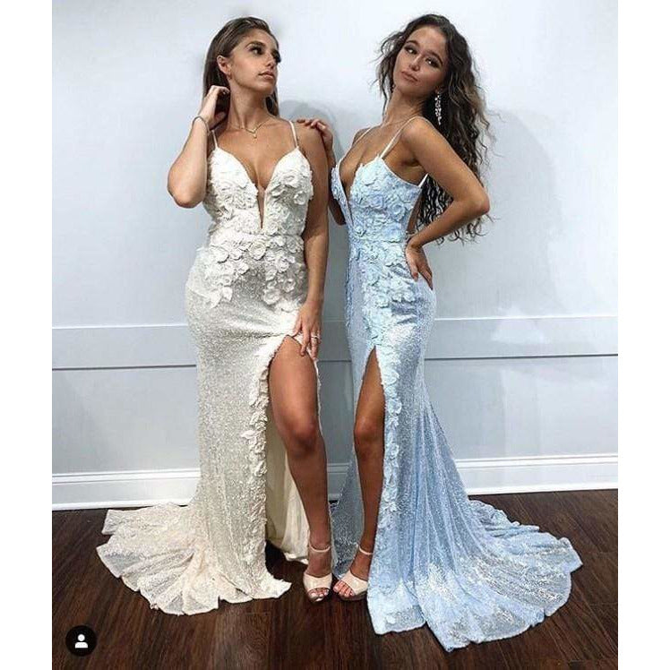 Jovani Evening Gown Jovani 1012 Floral Appliques Backless Prom Dress