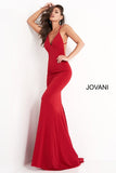 Jovani Jovani 00512 V Neckline Fitted