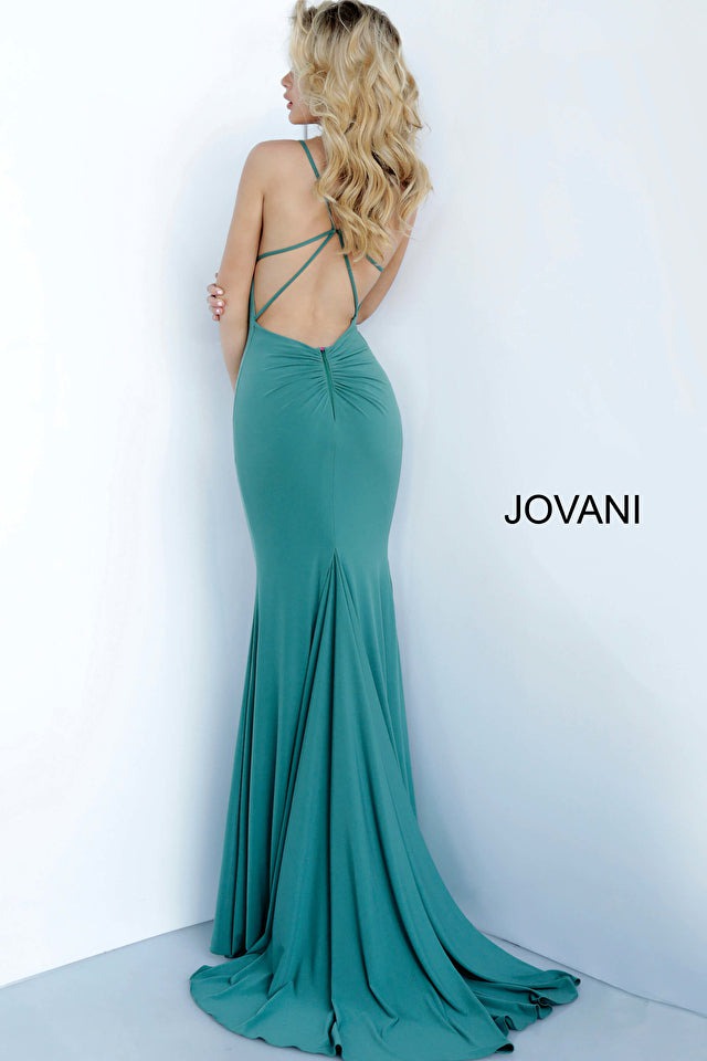 Jovani Jovani 00512 V Neckline Fitted