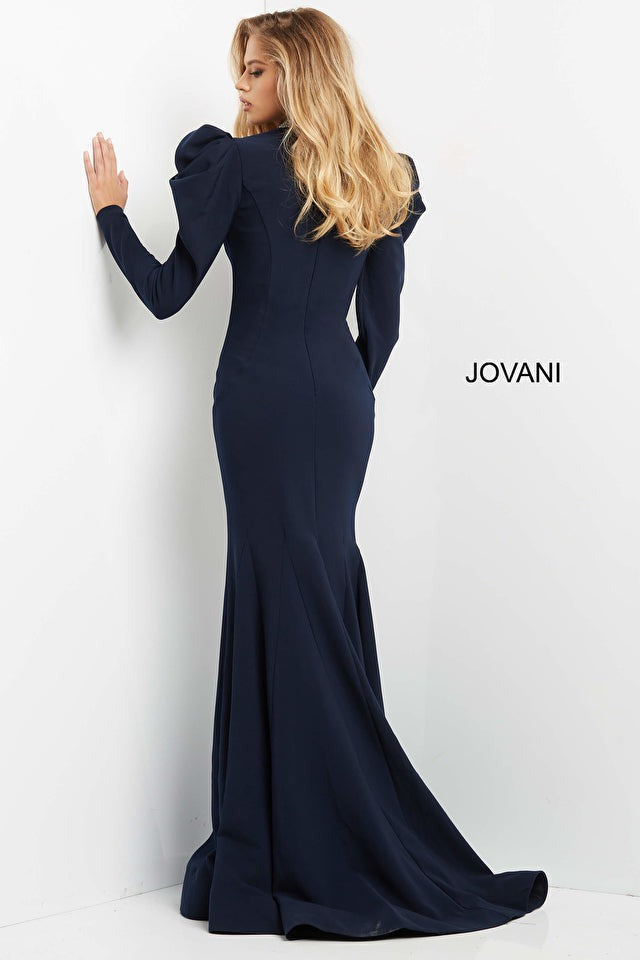 Jovani Jovani 08470  Long Sleeve High Neck Evening Gown