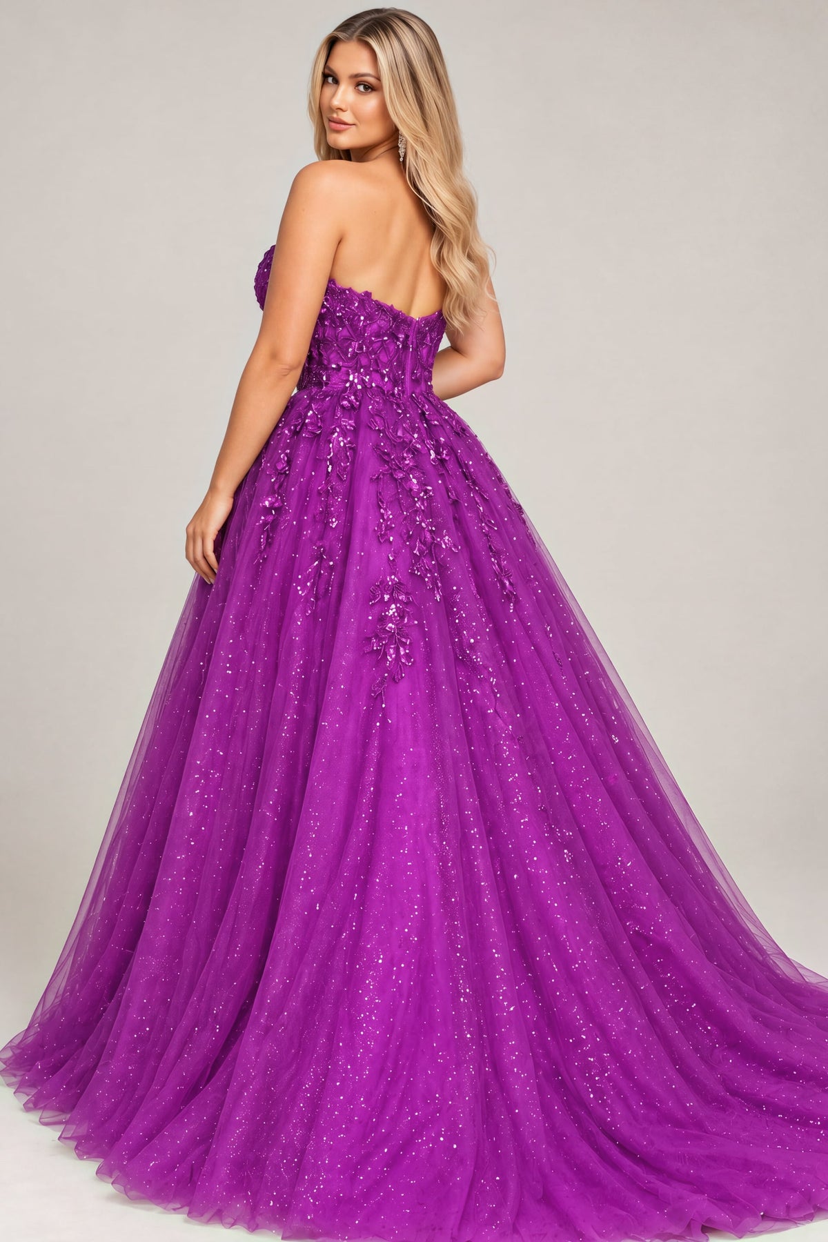 Jovani Prom Dress Jovani 00915 Embroidered Sweetheart Neckline Dress