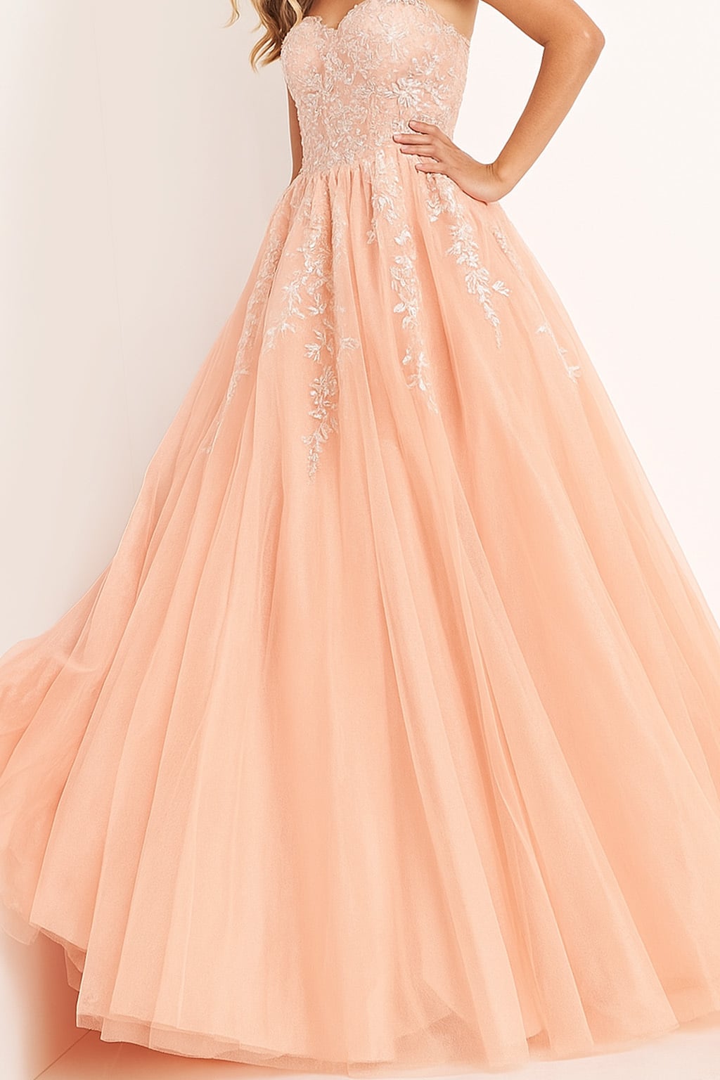Jovani Prom Dress Jovani 00915 Embroidered Sweetheart Neckline Dress
