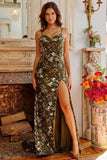 Jovani Prom Dress Jovani 08459 Spaghetti Strap Sequin Embellished Prom Dress