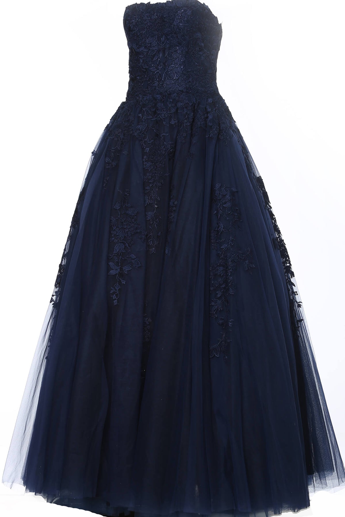 Jovani Prom Dress Jovani 1831 Strapless Embroidered Ballgown