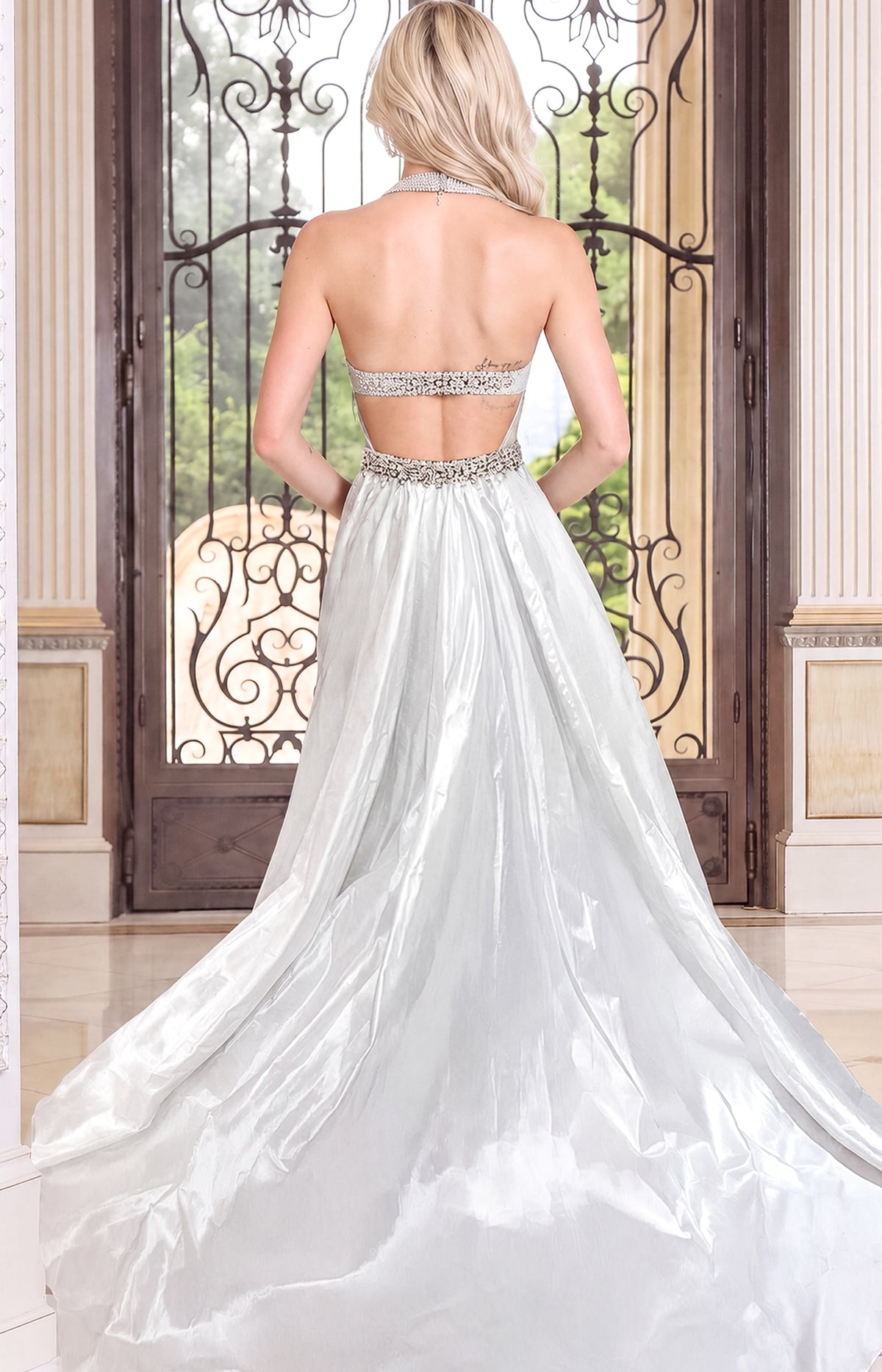 Jovani Prom Dress Jovani 53882 Velvet Strapless Trumpet Gown