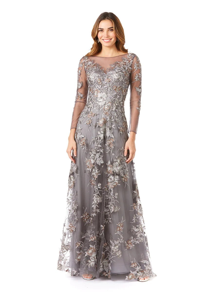 Lara Design Dress Lara 29327 Long Sleeve Modest Lace Gown