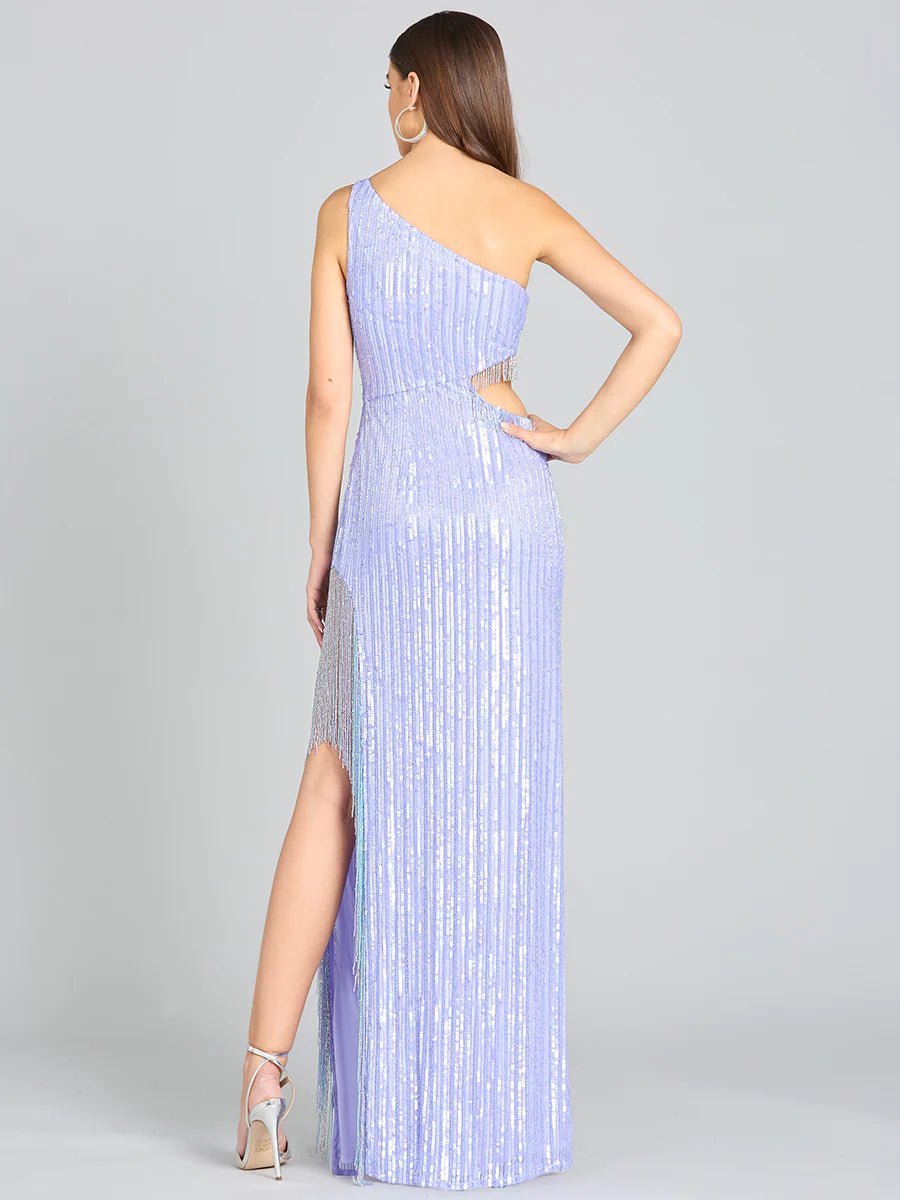 Lara Design Dress LARA 9978 - WENDY BEADED FRINGE GOWN