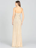 Lara Design Dress LARA 9987 - FREDDY STRAPLESS BEADED GOWN