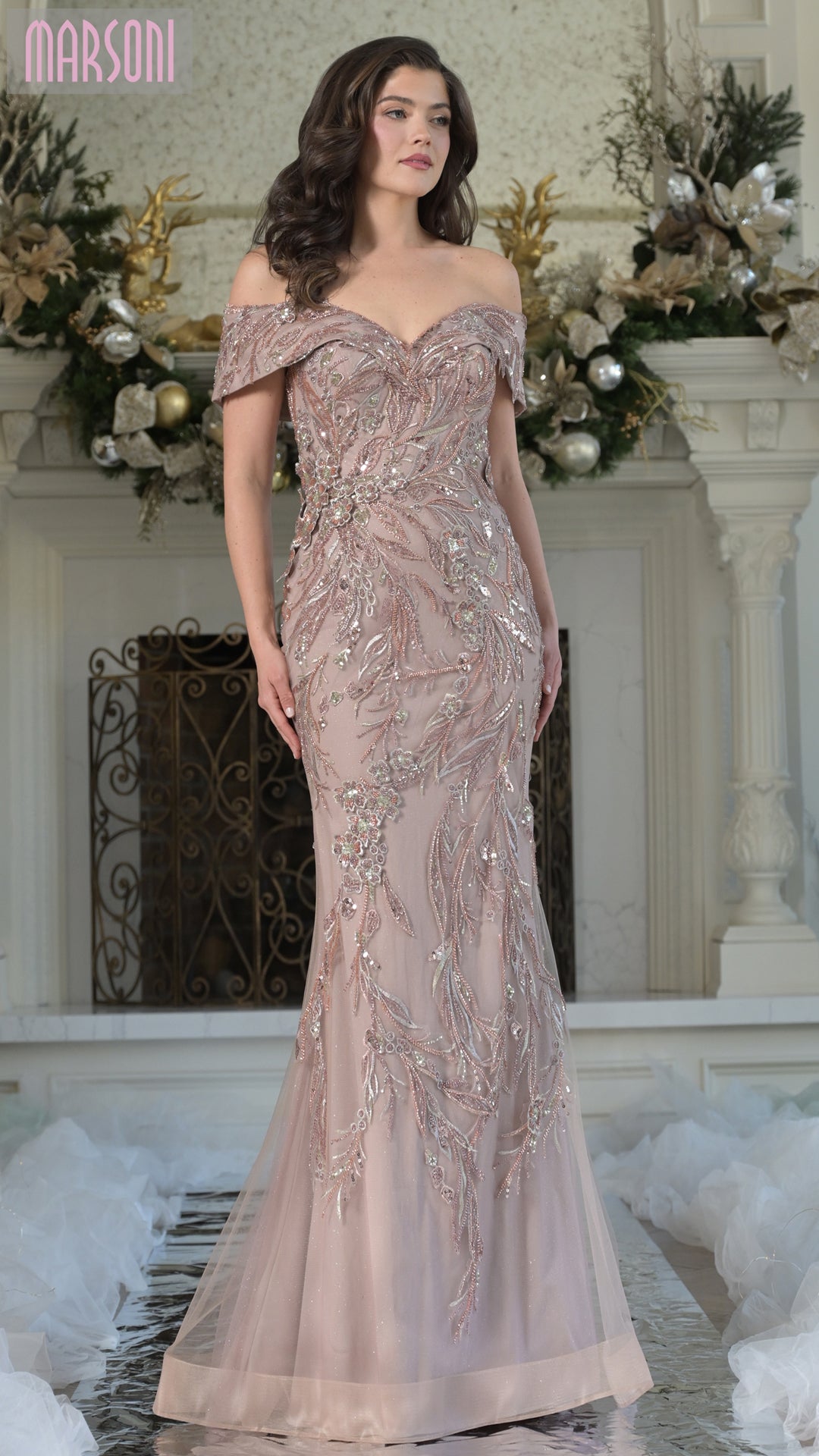 Marsoni Mother of The Bride Marsoni MV1372 Dress