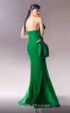 Mnm Couture Pageant Dresses MNM Couture G1616 - Asymmetric 3D Organza Gown