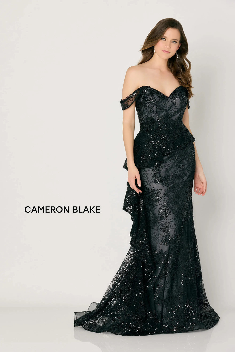 Mon Cheri Montage mother of the bride dress Cameron Blake by Mon Cheri CB791 Embroidered Sequin Dress