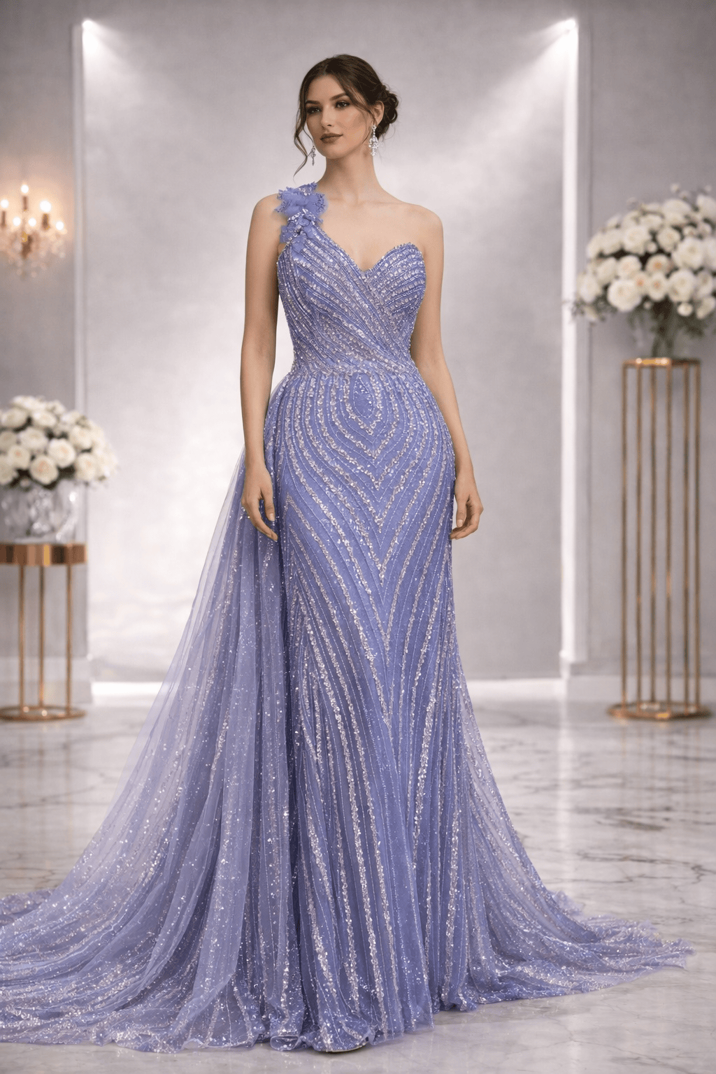 The Matilda Gown Custom Made by NoraCoutureNY - NorasBridalBoutiqueNY