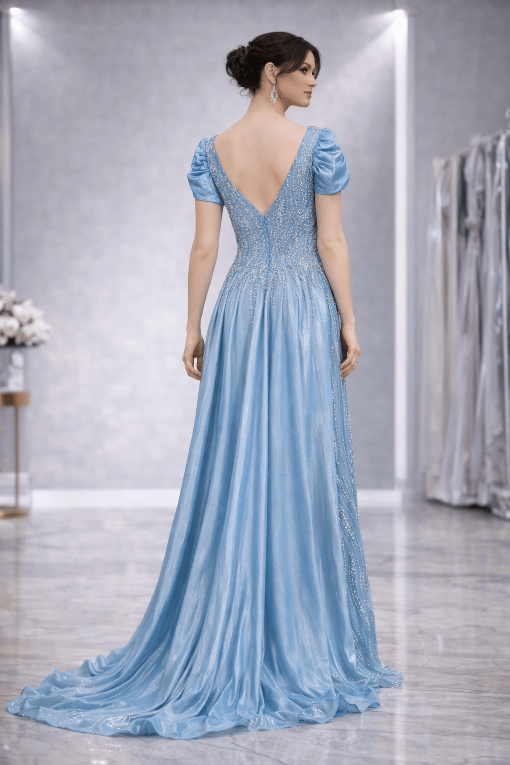 The Zara Gown Custom Made by NoraCoutureNY - NorasBridalBoutiqueNY