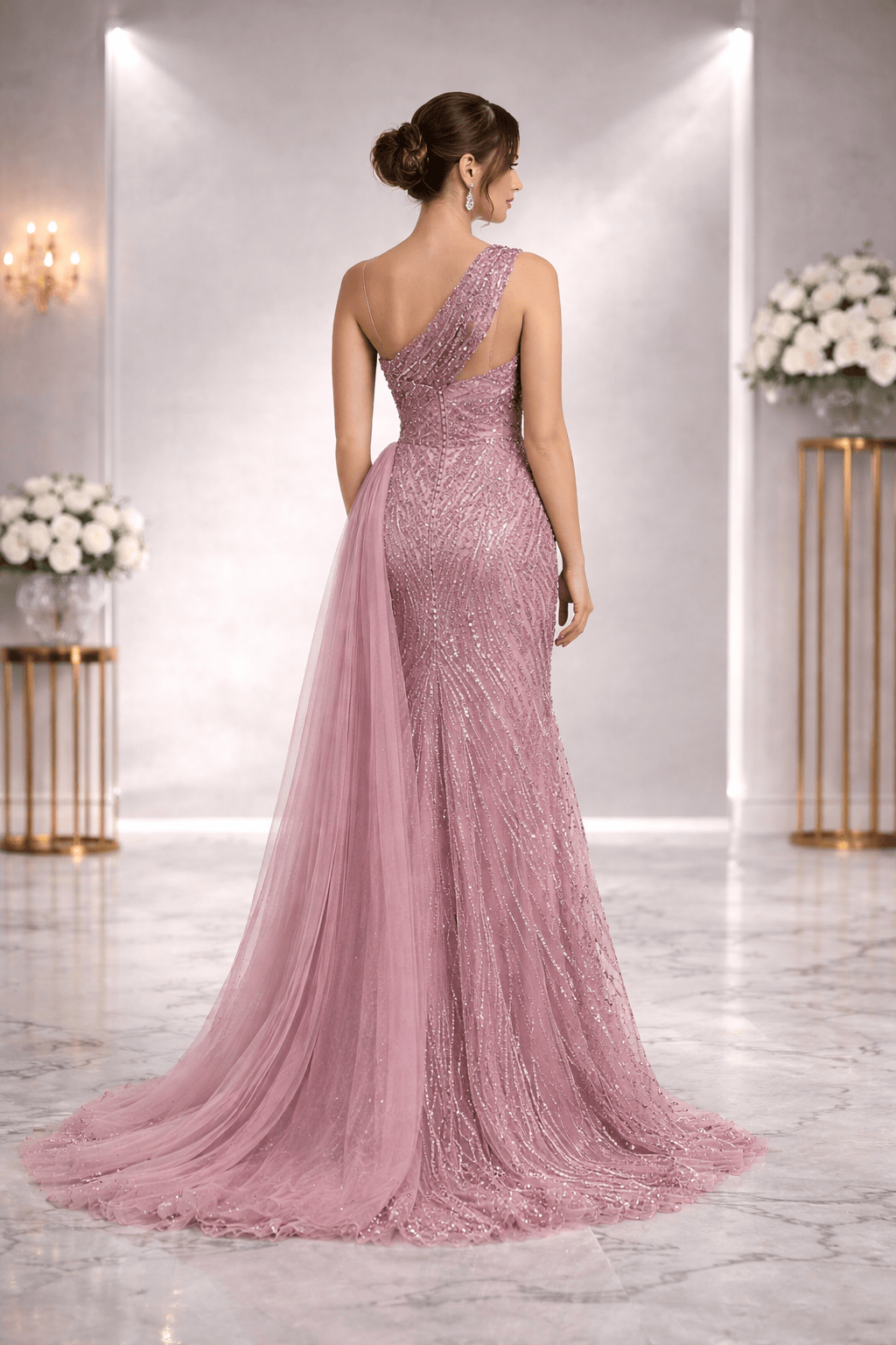 Sophia Gown Custom Made NoraCoutureNY - NorasBridalBoutiqueNY