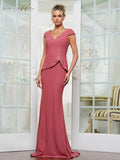 Rina Di Montella Evening Dress 4 / Cranberry RD3239 Rina De Montella