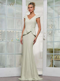 Rina Di Montella Evening Dress 4 / Light Sage RD3239 Rina De Montella