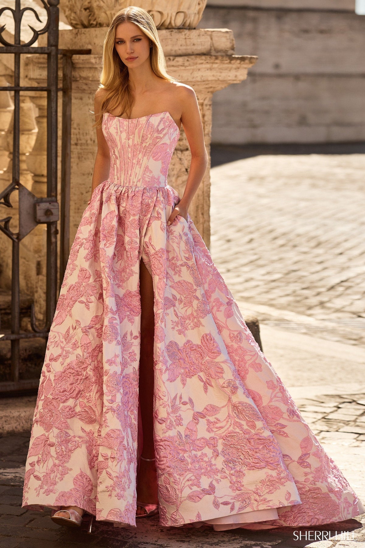 Sherri Hill Prom Dress Pink / 000 Sherri Hill 57912