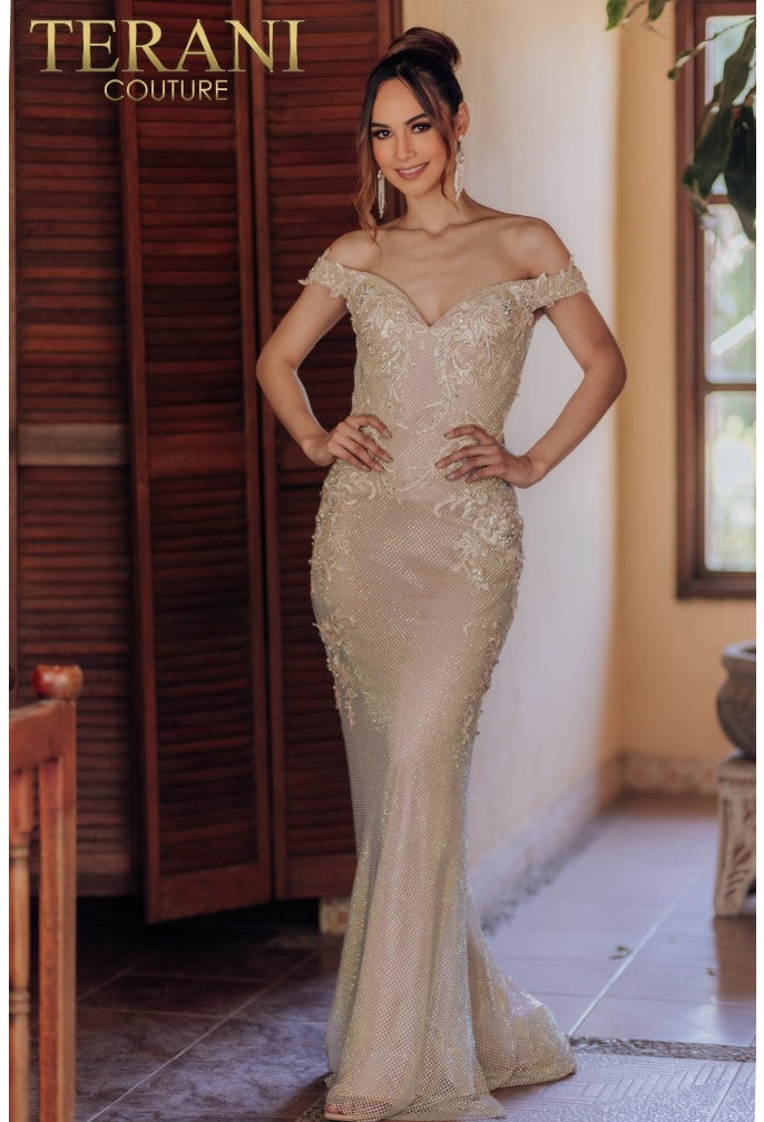 Terani Couture Evening Dress terani 232GL1471