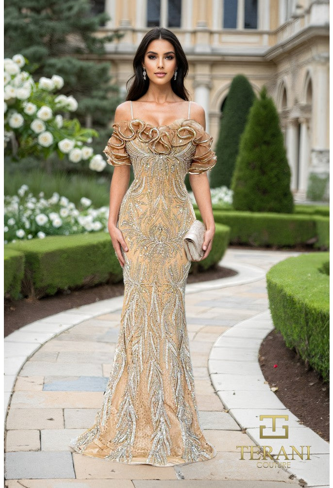 Terani Couture Evening Dress Terani Couture 252GL5226