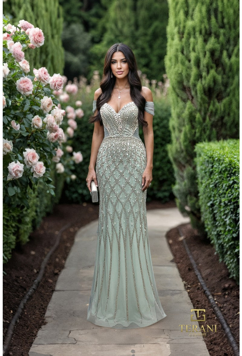 Terani Couture Evening Dress Terani Couture 261GL6365