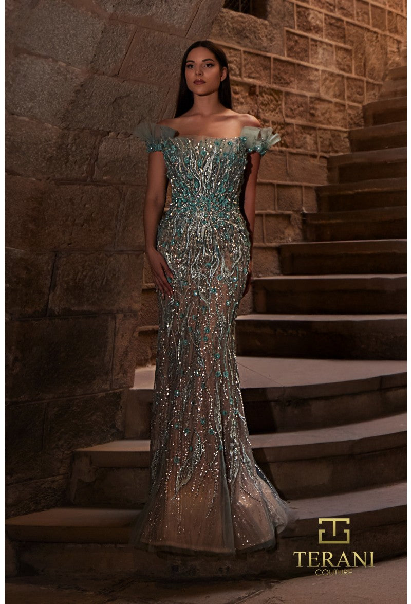 Terani Couture Evening Dress Terani Couture 261GL6373