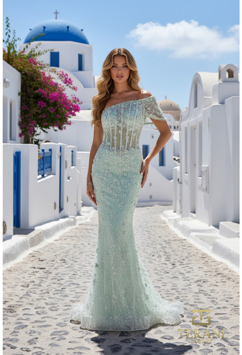 Terani Couture Evening Dress Terani Couture 261GL6756