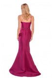 Terani Couture evening gown Terani Couture 2011E2103 Mikado one shoulder bead detailed evening gown with slit