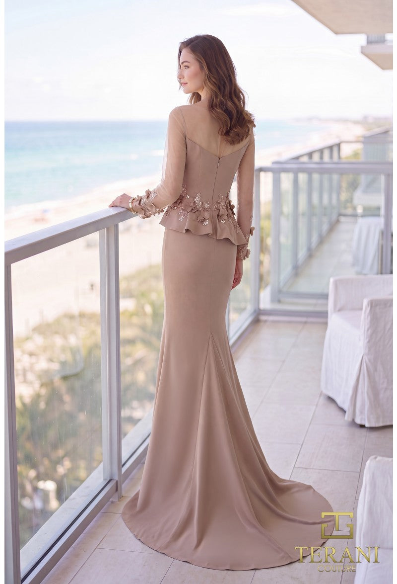Terani Couture Mother of the Bride Dress Terani Couture 262M7257 Long Mother of the Bride Dress