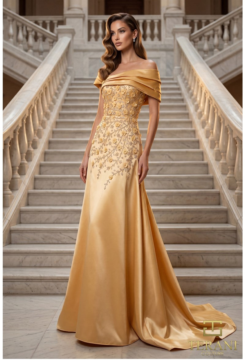 Terani Couture Mother of the Bride Dress Terani Couture 262M7258 Long Mother of the Bride Dress