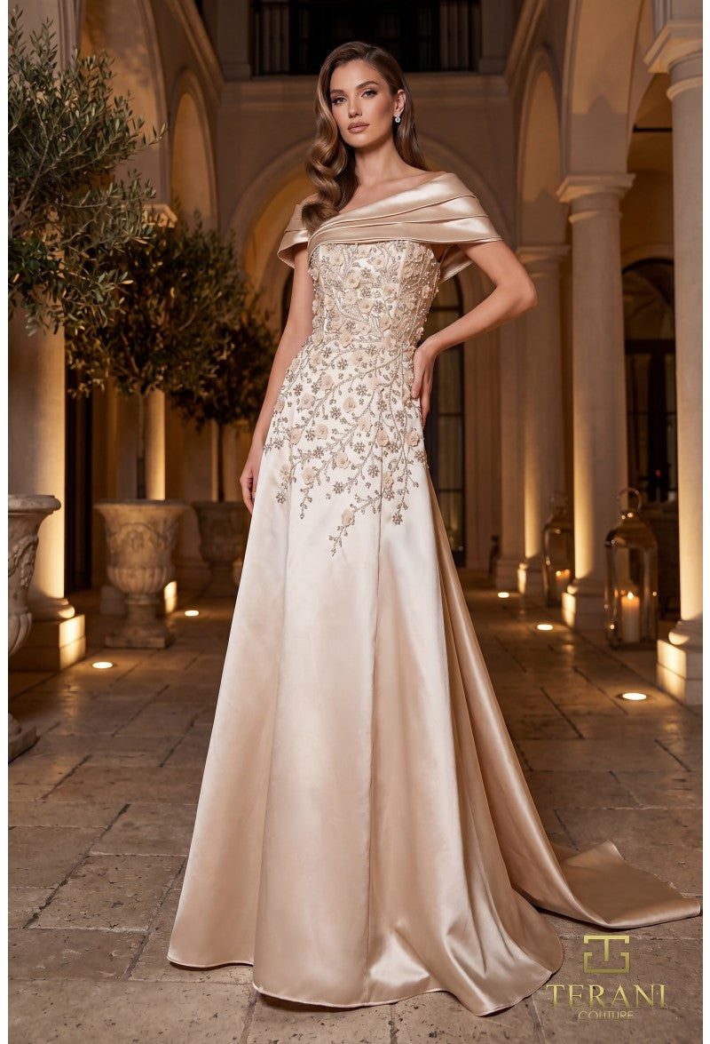 Terani Couture Mother of the Bride Dress Terani Couture 262M7258 Long Mother of the Bride Dress