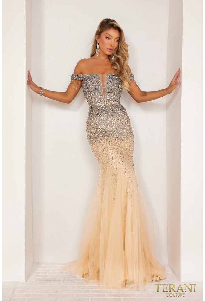 terani couture Prom Dress Terani Couture 241P2095 prom dress