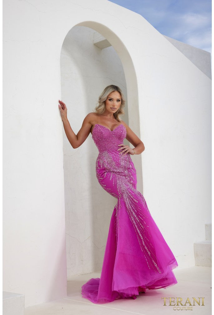 terani couture Prom Dress Terani Couture 241P2171 prom dress