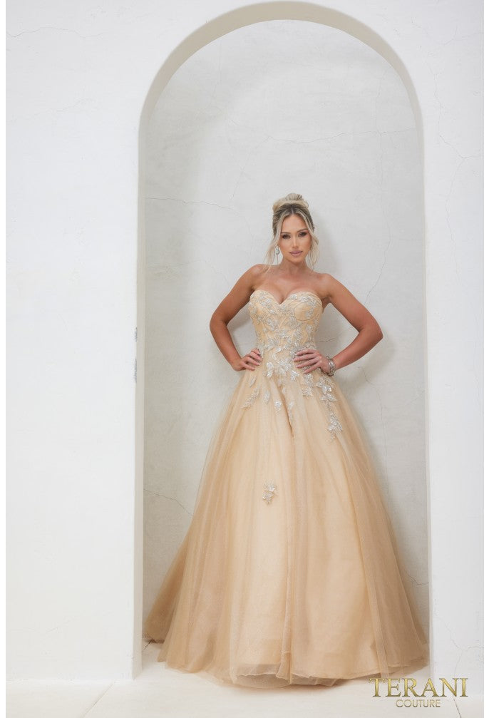 terani couture Prom Dress Terani Couture 241P2216 prom dress