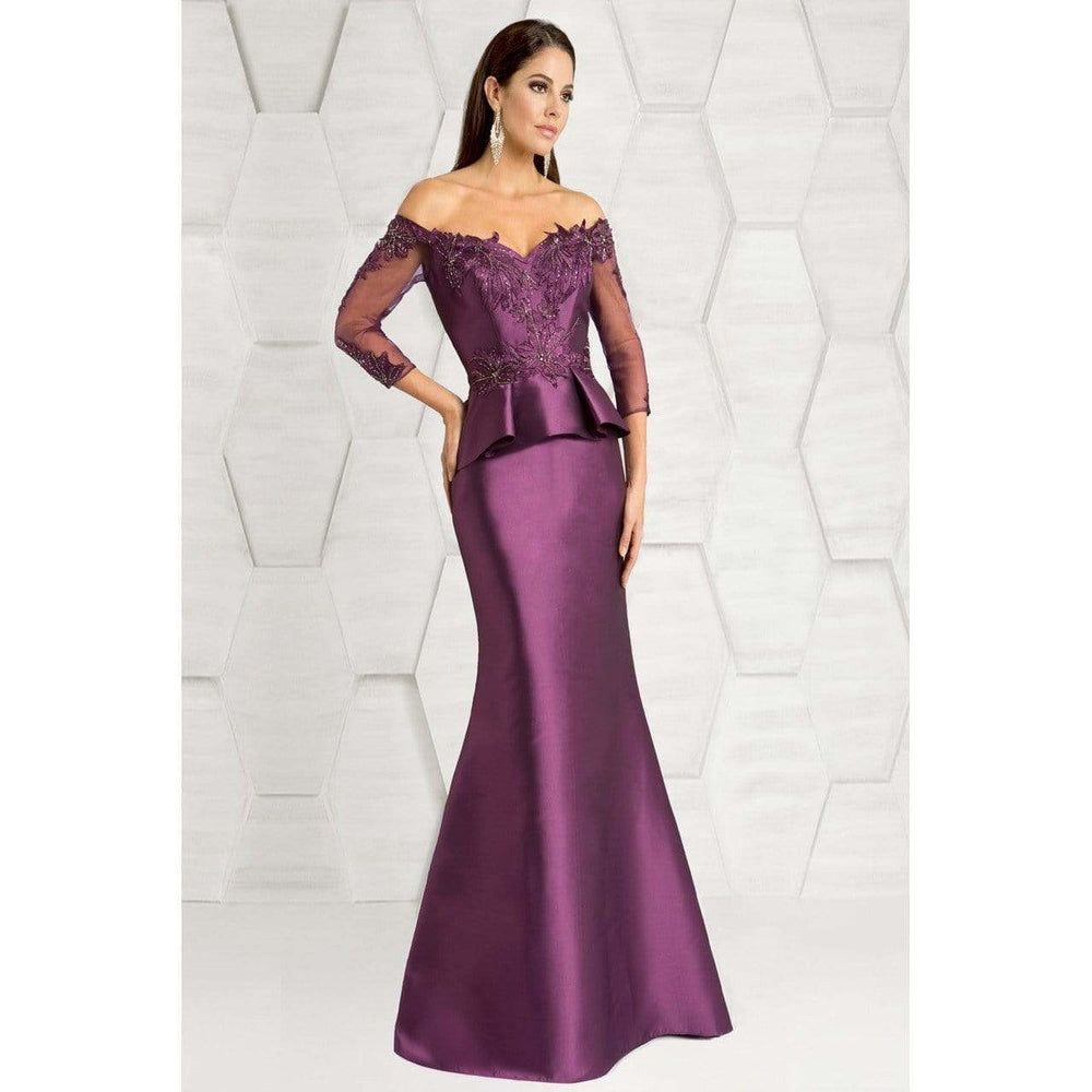 FERIANI Evening Dresses 6 / PLUM Feriani Couture Evening Dresses 18574