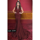 Jessica Angels evening dress Jessica Angel 327R Closed Back  Long Evening Gown with ruched mid section