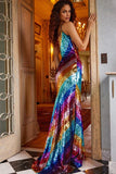 Jovani 23513 One Shoulder Sequin Dress 
