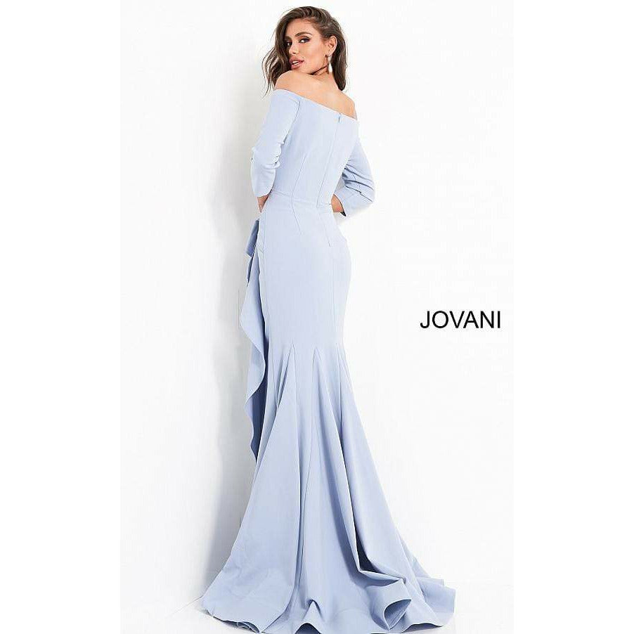 Jovani Evening Dress Jovani 00446 Off the Shoulder Ruched Dress