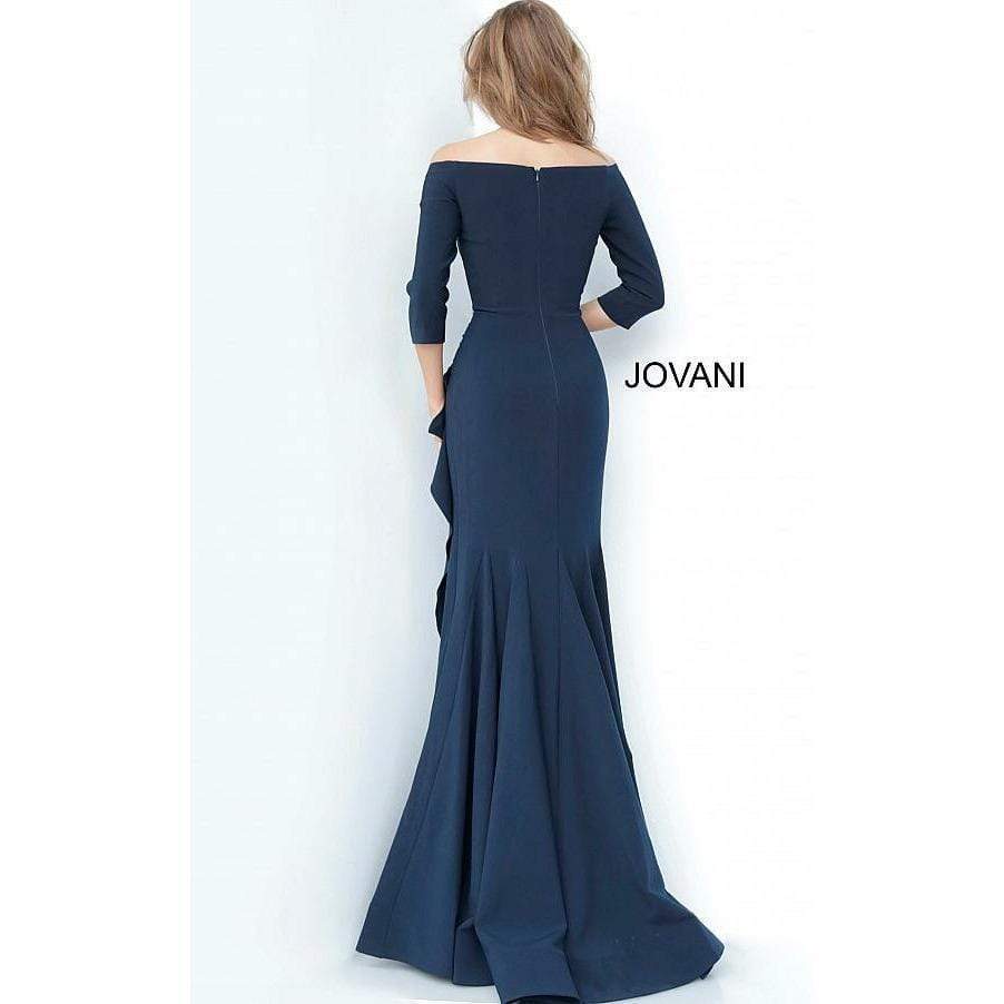 Jovani Evening Dress Jovani 00446 Off the Shoulder Ruched Dress