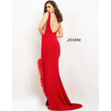 Jovani Evening Gowns Jovani 06605 Evening Feather Gown