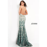 Jovani Prom Dress Jovani 06450 Backless Sequin Prom Dress