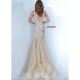 Buy Jovani 4741 Sleeveless Beaded Deep V-neck Trumpet Long Dress