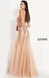 Jovani Prom Dress Jovani 5908 Embellished Strapless Prom Dress