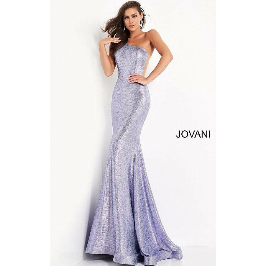 Jovani Prom Dress Jovani Iris One Shoulder Fitted Prom Dress 06367