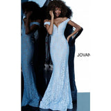 Jovani Prom Dress Lace Off the Shoulder Jovani Dress 67304