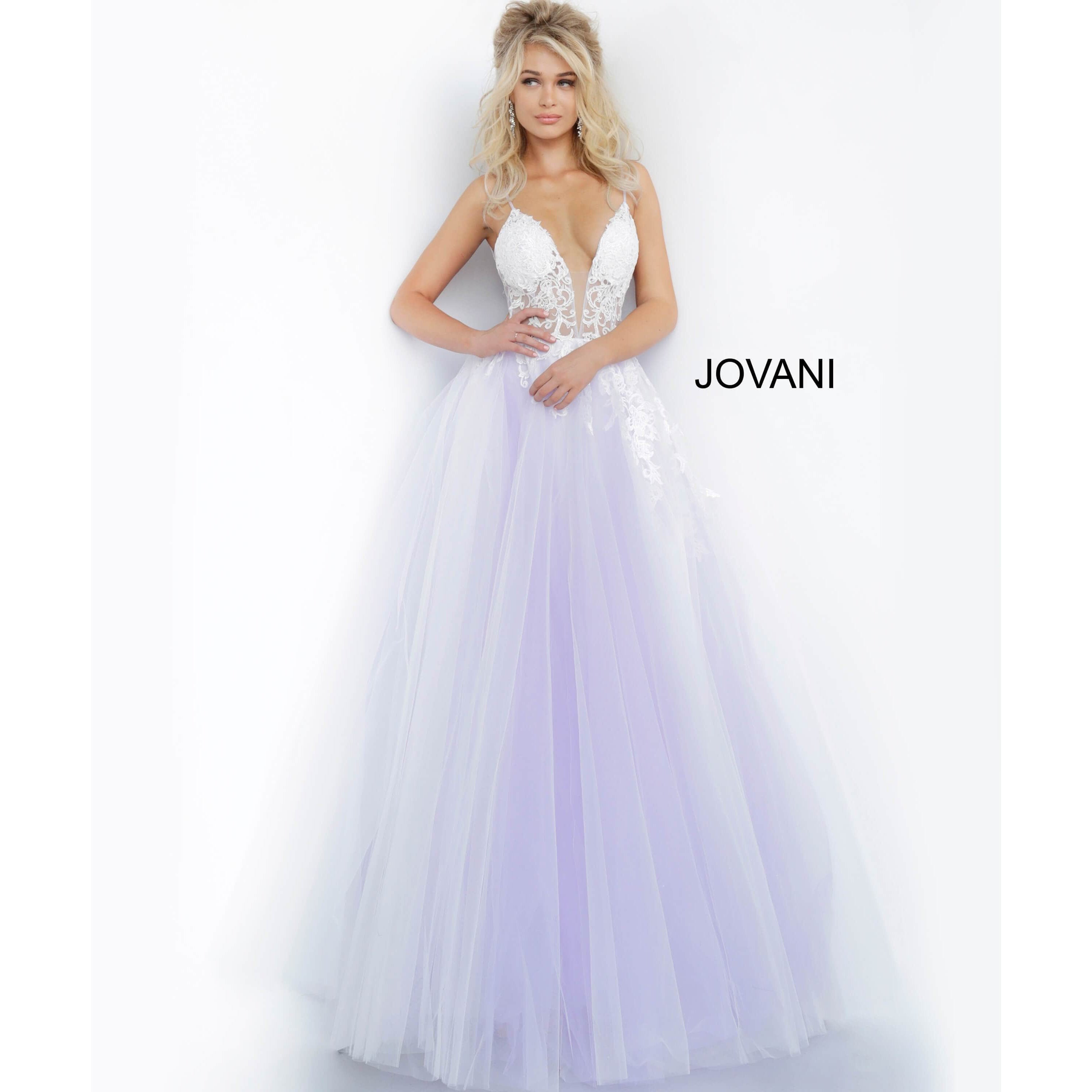 Jovani Prom Dress Off White Tulle Prom Ballgown 1310