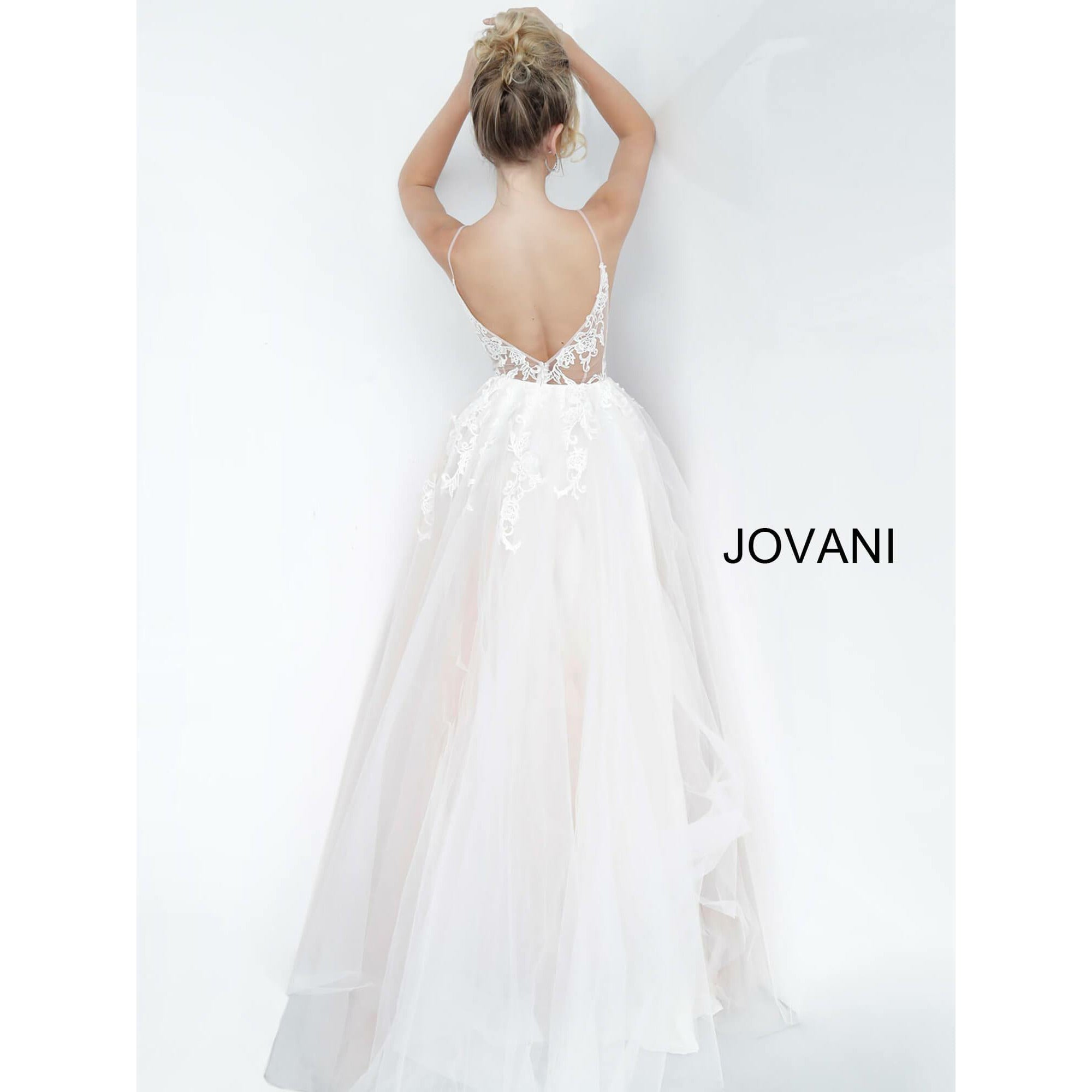 Jovani Prom Dress Off White Tulle Prom Ballgown 1310